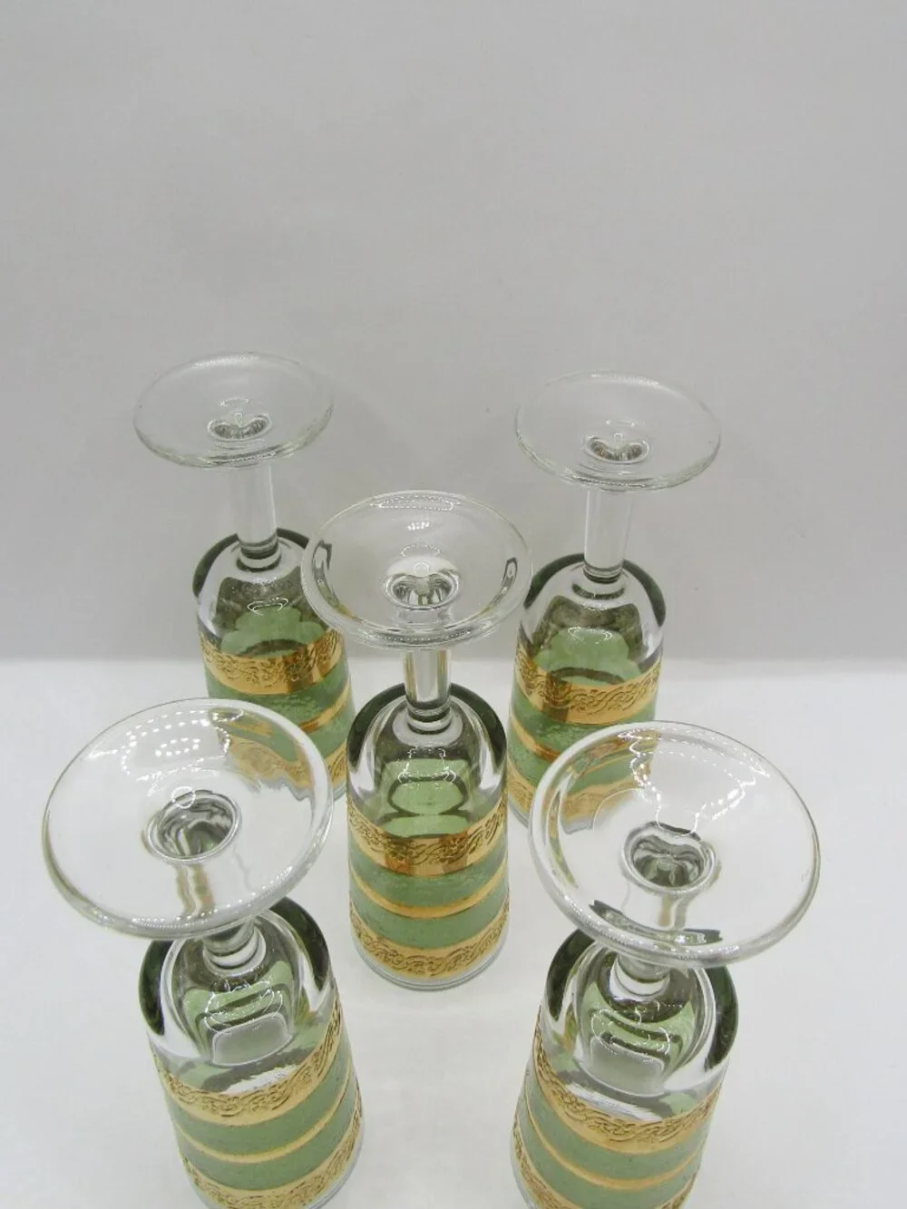 Five MCM Starlyte Cordial Glasses